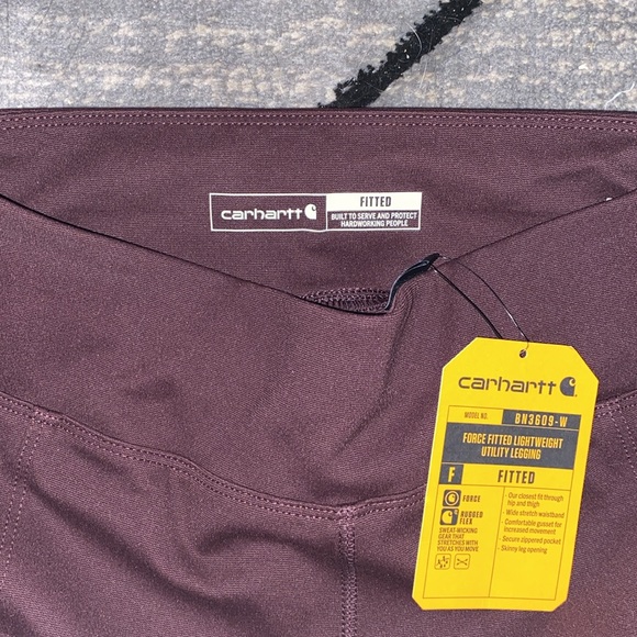 CARHARTT Women’s Fitted Lightweight utility legging. Size Small (4-6) Regular. - Picture 6 of 7